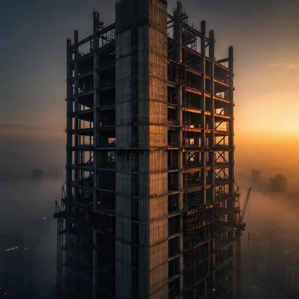 Torre em construção
